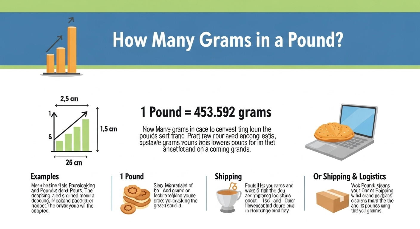 How Many Grams in a Pound? A Practical Guide for Businesses