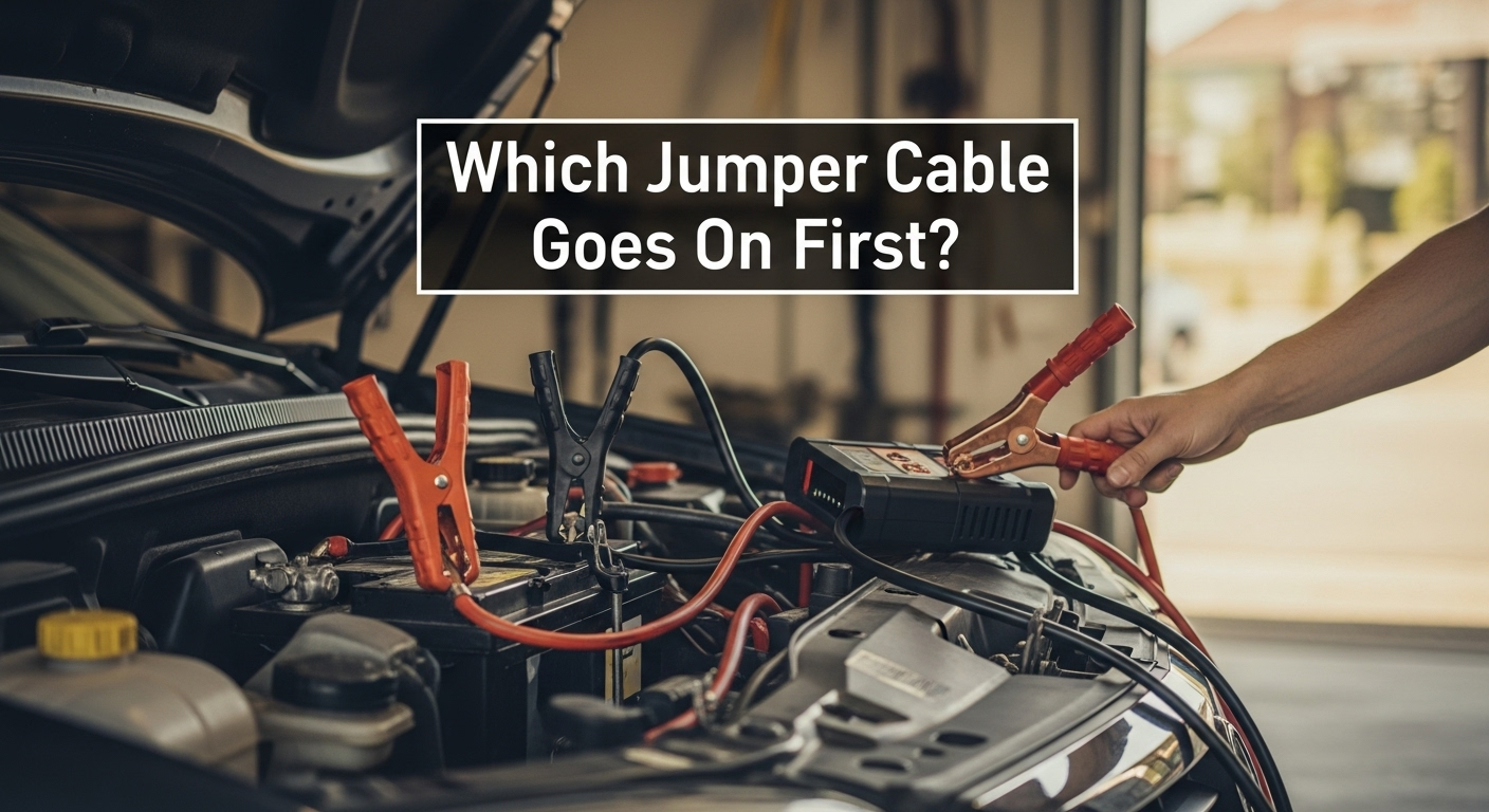 Jumper Cable Goes On First